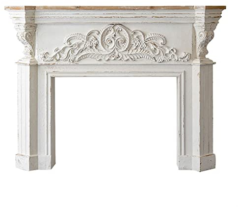Encadrement Manteau Cheminee Vintage Cheminée Cheminée Villa Poêle Cheminée Garniture Surround Bois Massif Armoire Décorative Salon Entrée Relief Cheminée Habillage de Cheminée Cadre