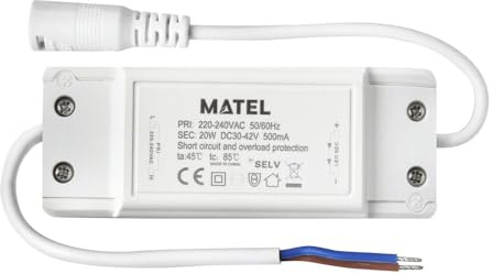 Driver 20W, panel LED 295x295mm, luz eficiente y duradera; ideal para iluminación interior y espacios comerciales.