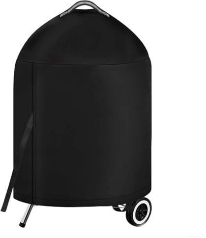 Yuanpgky Cubierta para parrilla de gas, 26 pulgadas, impermeable, resistente, Oxford 210D para barbacoa al aire libre, redonda, a prueba de polvo, resistente al viento