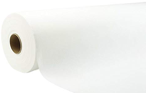 APARTina Airlaid Vlies Tischtuchrolle Tischdeckenrolle stoffähnlich weiß, Rolle Meterware Tischdecken Größe: 118 cm x 40 m Tischdecke auf Rolle