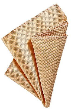 DonDon Pañuelos de bolsillo hombre de 21 x 21 cm para ocasiones especiales - Dorado