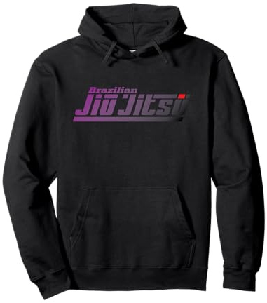 T-shirt con cintura viola del BRASILIAN JIU JITSU BJJ Felpa con Cappuccio
