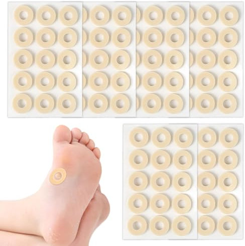 ZOPJUMA 6 Fogli 90 Pezzi Cuscinetti per Calli Autoadesivi Cuscinetti per Mais Protezioni per Dita E Piedi Impermeabili