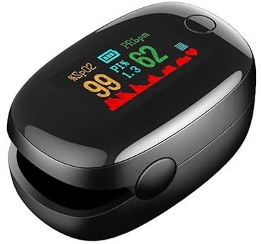 snapbuy Pulsoximeter/Blutsauerstoffmessgerät/Oximeter für Finger/Mit OLED-Anzeige/Professionell und hochgenau/Optimal für Familien, ältere Menschen und Krankenhäuser