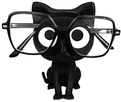 Masoog Soporte de almacenamiento para gafas, decoración de gafas con impresión 3D, soporte para gafas hecho a mano, para el hogar, mesita de noche, mesa de cocina, así como fiestas y niños