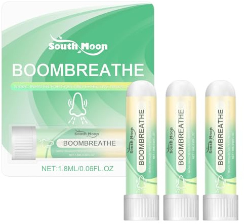 3 Pezzi Inalatore Thailandese Con Sensazione Di Freschezza Piccolo E Portatile Nasal Stick Perfetti per Lavoro, Studio O Viaggi