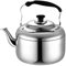 UPKOCH Stove Top Kettle, 3L Stainless Steel Teapot Camping Induction Tea Kettle Hot Water Kettle for Gas Hobs, Induction and Electric Hobs