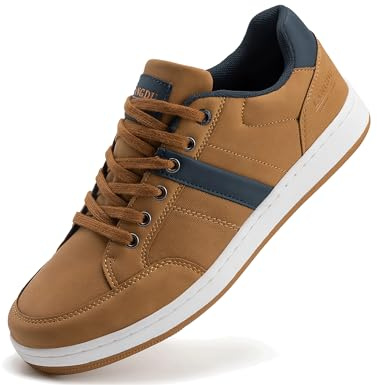 LANGDU Sneakers Herr Casual skor Vandringsskor Lättviktig Andningsbar Sneaker Matt 41-46EU | Bekväm, andas, lätt, halkfri sula, avslappnad stil