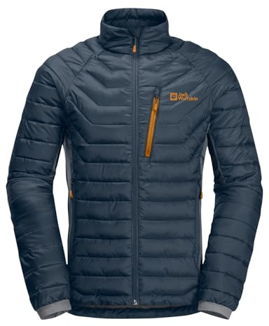 Jack Wolfskin Routeburn Pro Ins Jkt M Abrigo, Midnight Sky, S para Hombre