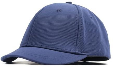 Short Brim Stretch Fitted Baseball Caps Men's Solid Structured Full Closed Cap Curved Brim Elastic Closed Back Hat K272