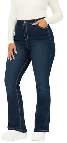 Yours Curve Bootcut Stretch Isla Jeans - Women's - Plus Size Curve