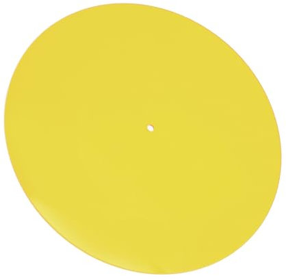 Tapis de Platine Vinyle, Remplacement en Acrylique pour Basses Définies Serrées, Sortie Sonore Claire et Silencieuse, Tapis de Plateau d'enregistrement pour Tourne-Disque de 12