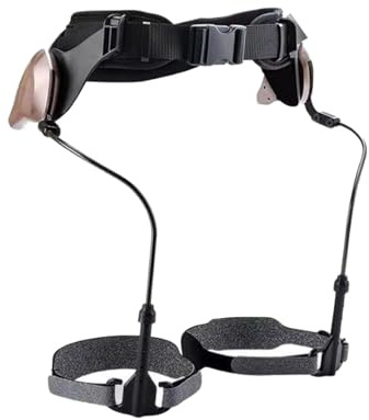 Exosquelette de Marche, Aide à La Marche Exosquelette, Exosquelettes Réglables pour Jambe, Entraîneur Rééducation Jambes à Puissance Corporelle Bionique, Destinées Aux Adultes et Aux Personnes âgées