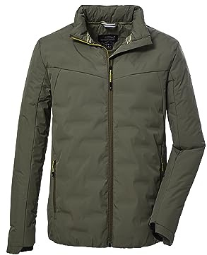 killtec Homme Veste matelassée à capuche enroulable KOW 12 MN QLTD JCKT, olive, M, 39692-000