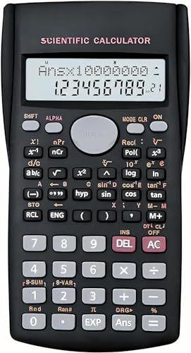 Generic Scientific Calculator 12 Digits electronic, 240 Function with 2-Line LCD Display a Scientific level math Calculator for Secondary School university, collage, Business & office work