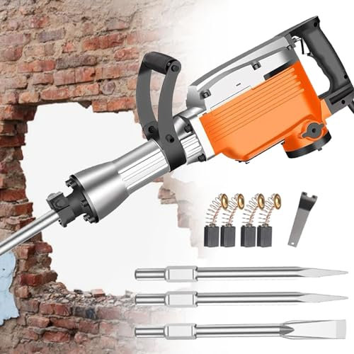 Marteau démolisseur de béton,Marteau piqueur de démolition,Kit de forage pour brise béton,Kit de forage pour brise chaussée,pour démolition de béton,Rotomartillo,Type65