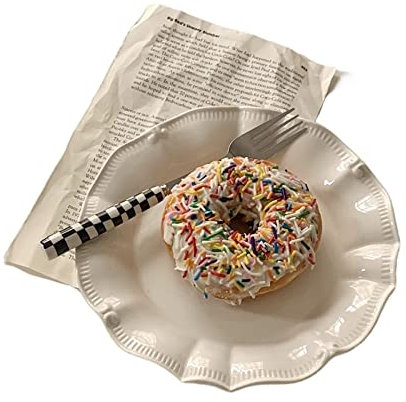 Middagstallrikar, Middagstallrikar Oregelbundna präglade spetstallrik Keramisk Frukttallrik framsida Tallrik Middagstallrik Keramisk Gräddtallrik Kreativ frukosttallrik