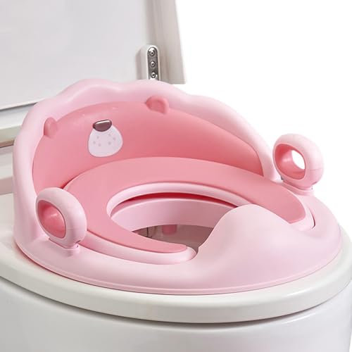 Zubehors Toiletten-Trainingssitz, Kinder-Toilettensitz - Töpfchen-Toilettensitz mit Griffen - Sicherer Töpfchensitz mit Urinschutz, Toilettentrainer für und Mädchen