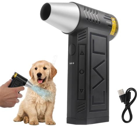 Compressed Air Duster-100000RPM Super Power Cordless Electric Air Blower Duster,3-Gear Adjustable Mini Blower with Fast Charging, Dust Blower for Computer, Keyboard, House, Outdoor and Car