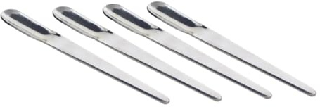 GARVALON 4 Cucharas para Café Espresso de Acero Inoxidable, Mini Cucharas Pequeñas para Postre y Helado, Utensilios de Cocina Prácticos para Hogar, Cafetería y Pastelería