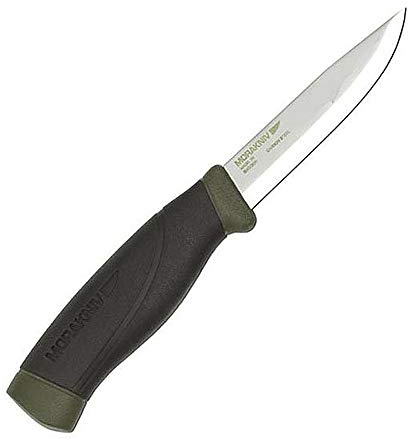 MORA Companion Heavy Duty MG Poignard Mixte Adulte, Noir, Lame : 104mm