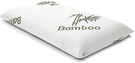 Siebenschläfer Orthopädisches Nackenstützkissen - Kopfkissen aus druckausgleichendem Visko-Gelschaum (Memory Foam) mit Bamboo-Bezug - Kissen in 70 x 36 cm - Höhe 13 cm