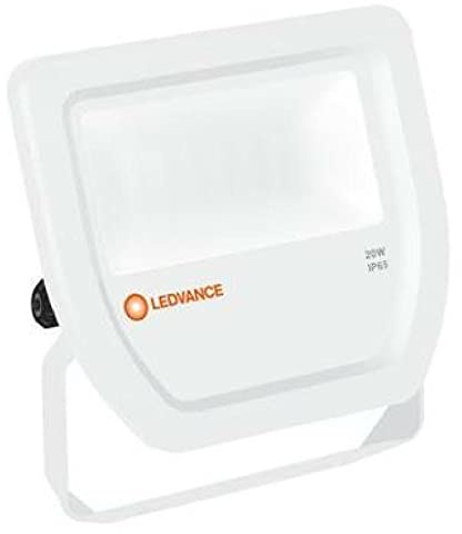 LEDVANCE Foco LED | Luz de inundación para aplicaciones en exteriores | Blanco frío | 130,0 mm x 140,0 mm x 41,0 mm | Floodlight 20 blanco