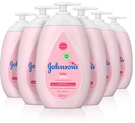 Johnson's Baby Lotion 500ml Coconut Oil for Soft Skin 6 Pack