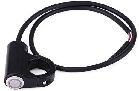 Interruttore Manubrio Moto 7/8 22mm Interruttore di Montaggio Manubrio Interruttore di Controllo Pulsante Fendinebbia On/Off (Stile A)