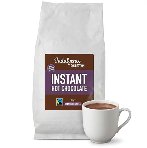 Indulgence Collection - Instant Hot Chocolate 1kg - Premium, Sustainable Cocoa Powder - Quick and Convenient Fairtrade Choco Drink - Rich and Velvety Drinking Chocolates, Perfect for Any Occasion