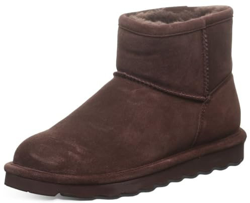 BEARPAW Damen Alyssa Mehrere Farben | Damen Stiefelette | Damen Schlupfstiefel | Bequemer Winterstiefel, Walnuss, 38 EU