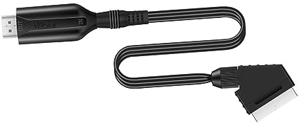 Tofficu Direct Connection Conversion Line Scart to Video Converter Audio Video Converter for Smart Tv Use Scart Cord