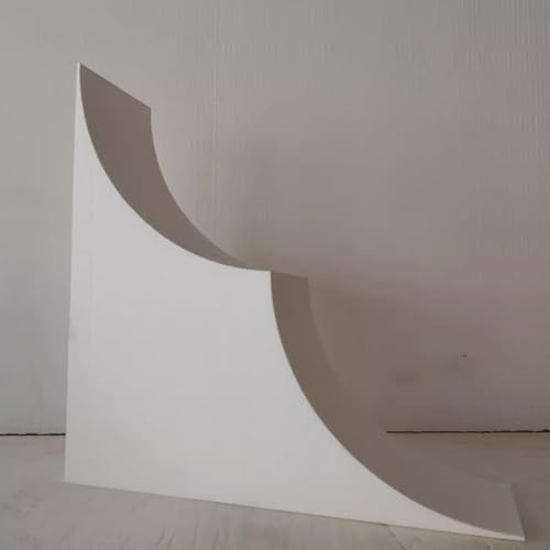Kit för Dörröppning Set med 2 Dörrbågar för Inomhusbruk, Elegant Gör-det-själv-dörrbågsgjutning med Högdensitetsskum, Målningsbar Böjd Gör-det-själv-båge för Dörröppning(14x20x20cm/5.5x7.9x7.9)
