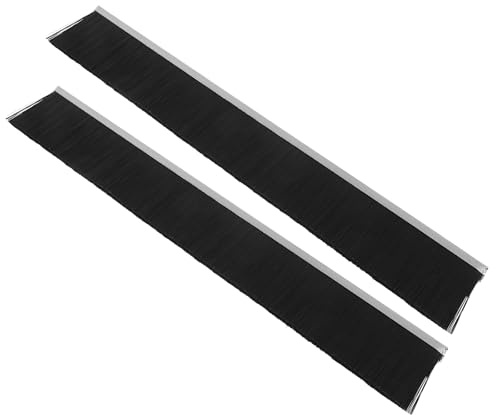 HAMPPLIES Cepillo de Nailon para Sellar Buzones 30 Cm, Barrera contra Polvo y Corrientes de Aire, Tira Selladora Resistente Intemperie para Ranuras de Buzón, Accesorio de Hardware