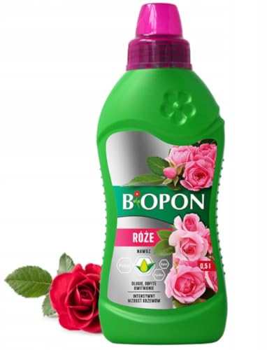 Concime per rose in terra e vaso 0,5L - fertilizzante NPK liquido concentrato