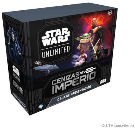 Asmodee FFG Star Wars Unlimited Juego De Cartas Coleccionables Cenizas del Imperio, Caja de prelanzamiento, Contiene 6 Sobres, A Partir de 12 años, 2+ Jugadores, Español