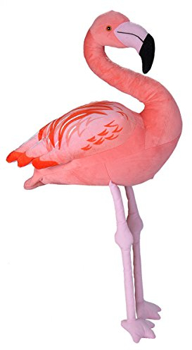 Wild Republic 22298 Plush Tier Plüsch Flamingo, Cuddlekins Jumbo, Kuscheltier, Plüschtier, 86 cm, pink, 33 Inches