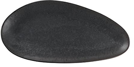 Olympia Fusion Unique Oval Plate - Porcelain - Unglazed Foot - 357 x 172 mm