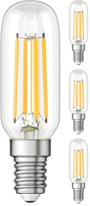 ledscom.de 4x E14 LED-lampa, T25, varmvit (2900 K), 4,2 W, 507lm