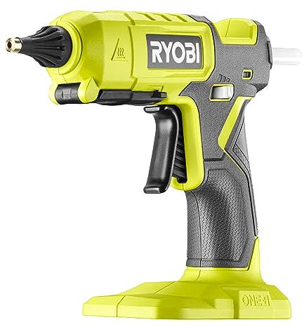 RYOBI 18 V ONE+ Akku-Heißklebepistole RGL18-0 (Klebestickdurchmesser 11 & 12 mm, Klebetemperatur 130 °C und 200 °C, 2 Minuten Aufwärmzei, ohne Akku und Ladegerät)