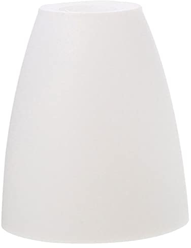 LIFKOME Kunststoff Lampenschirm Einfache Flache Lampenabdeckung Ersatz Lampenschirme für Tischleuchten Stehlampe Wandlampe Pendelleuchte