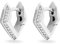 JETTE Damen-Creolen 925er Silber 40 Zirkonia One Size 88853679