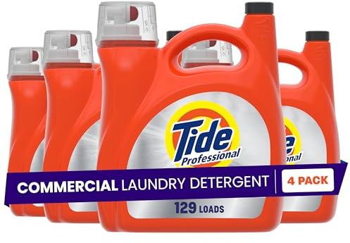 Tide Professional Commercial Liquid Laundry Detergent, 129 loads, 170 Fl oz, For Business Use