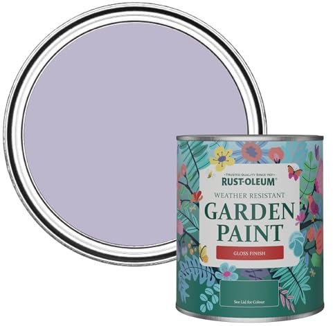 Rust-Oleum Purple Mould-Resistant Garden Paint in Gloss Finish - Wisteria 750ml