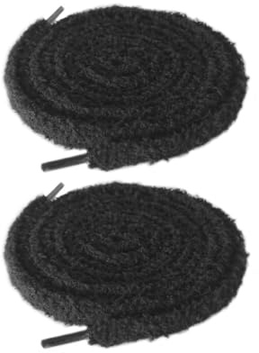 UamGlsob Lacets Câlins en Peluche Fluffy, 10mm de Largeur, Mignons Laces Épais et Doux pour Sneakers et Chaussures Décontractées