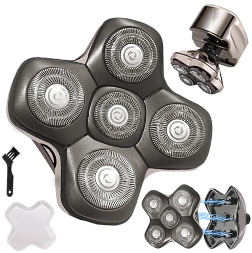 VRMETA New Upgrade Head Shaver Replacement Heads for Skull Shaver Pitbull Platinum Pro Butterfly Kiss, and Palm Hypo-Allergenic Electric Razor