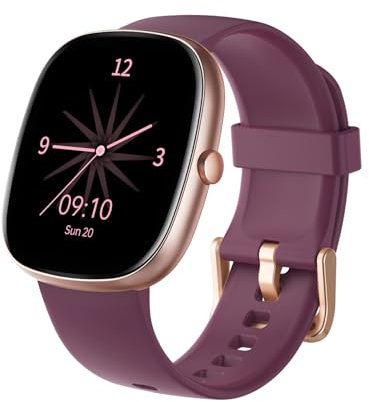 HUAKUA Smartwatch Damen Herren mit Telefonfunktion,1.85 Smart Watch mit Schrittzähler/SpO2/ Pulsmesser/Schlafmonitor/Sportuhr 100+Sportmodi,Fitness Tracker IP68 Wasserdicht für Android iOS Handy