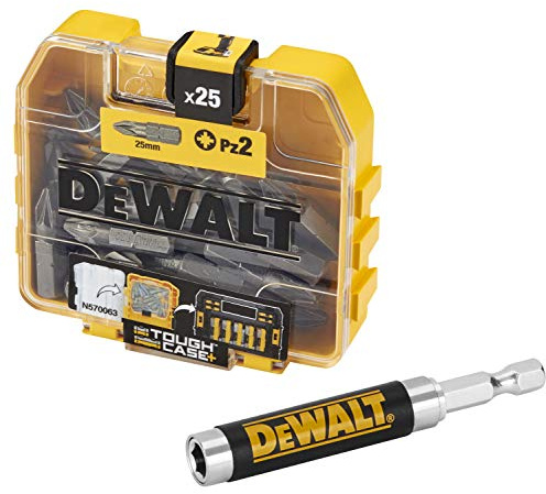 DeWalt DT71560-QZ TOUGHCASE Accessory Set - Screw Bits - PZ2 25 mm x25 - for Drill-Driver Silver