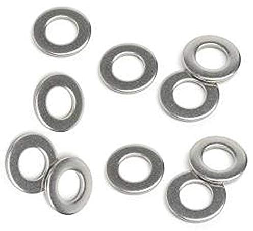 Merriway BH06903 (40 Pcs) Stainless Steel 316 A4 Marine Grade Flat Washers M5 - Pack of 40 Pieces