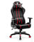 Diablo X-One 2.0 Gaming Stuhl Bürostuhl Schreibtischstuhl Verstellbare Armlehnen Ergonomisches Design Nacken/-Lendenkissen Rot King (XL)